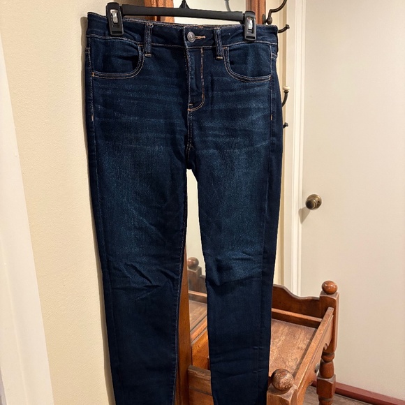 american eagle low rise jeggings next level stretch size 8 regular length - Picture 1 of 1